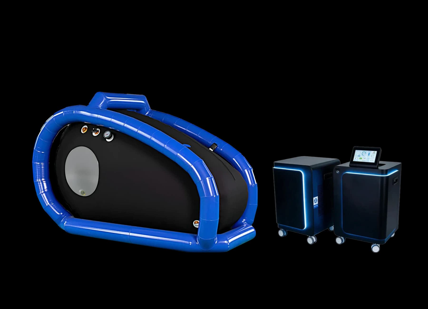 TUC Pivot soft hyperbaric chamber and 10L Split System