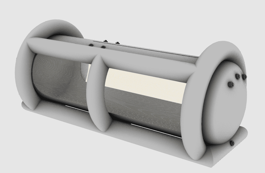TUC TW Series Concept B with a large-area reinforced transparent chamber wall