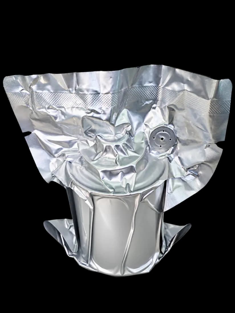 Replacement oxygen cartridge in sealed silver protective packaging