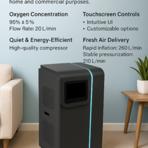 Oxygen Concentrator 20L – High-Capacity System for Hard Chambers